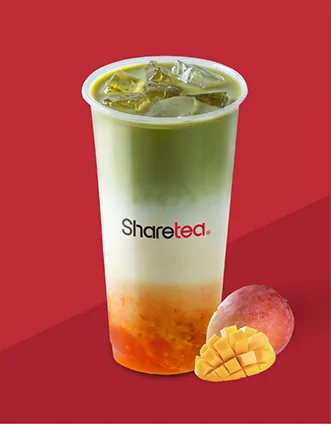 Mango Matcha Fresh Milk