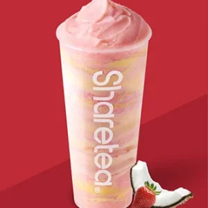 Strawberry Coconut Ice